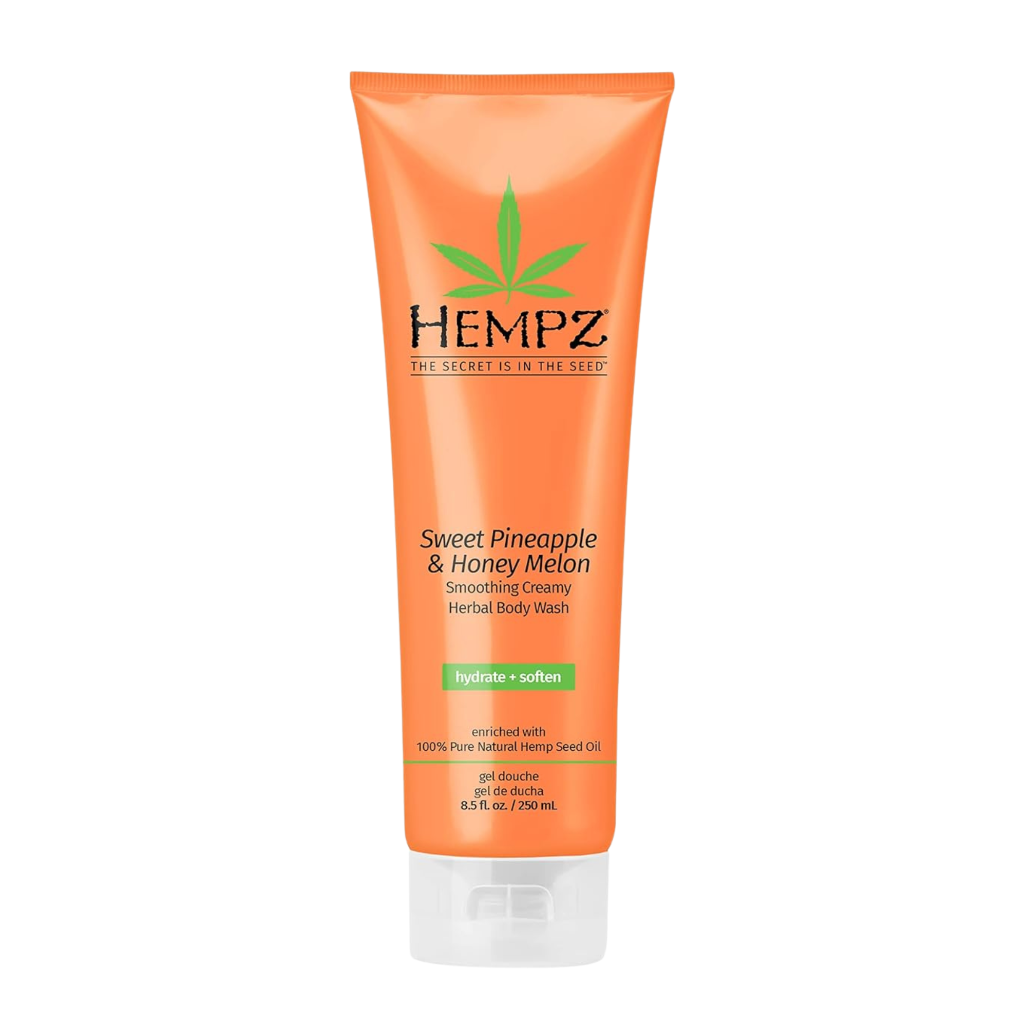 HEMPZ Sweet Pineapple & Honey Melon Smoothing Creamy Herbal Body Wash (8.5oz)