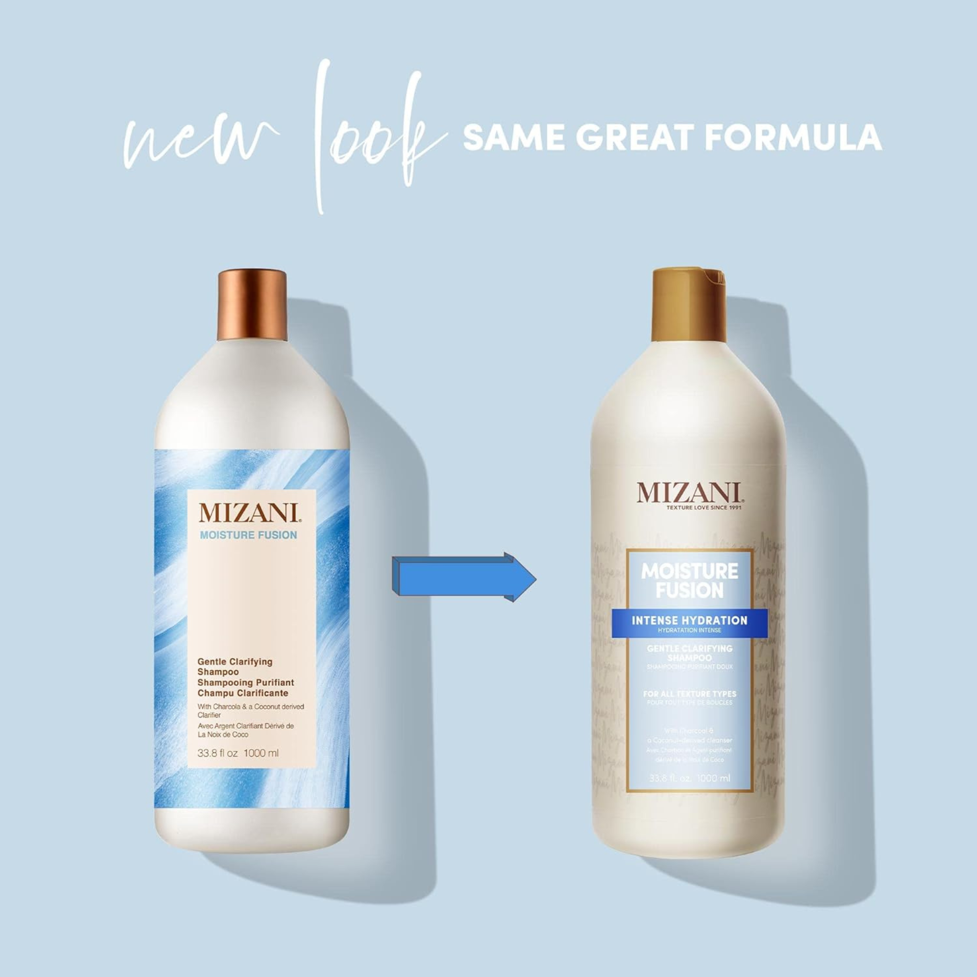 Mizani Moisture Fusion Gentle Clarifying Shampoo 33.8oz | Salon Brands