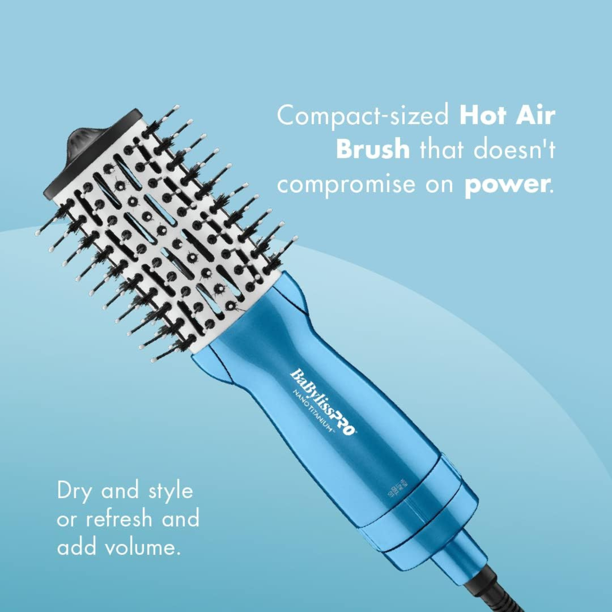 BaBylissPRO Nano Titanium Hot Air Brush - Thumbnail 5