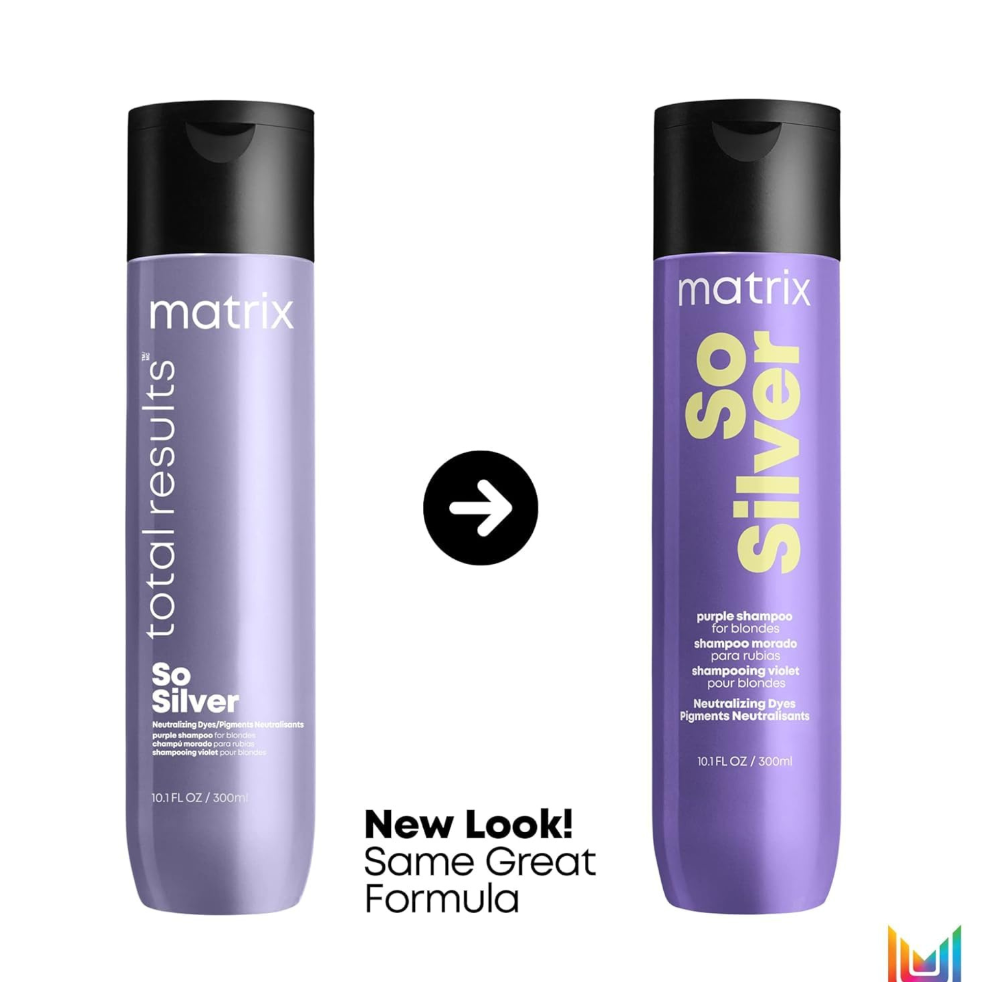 Matrix So Silver Shampoo 10.1 oz - Toning Shampoo For Blonde