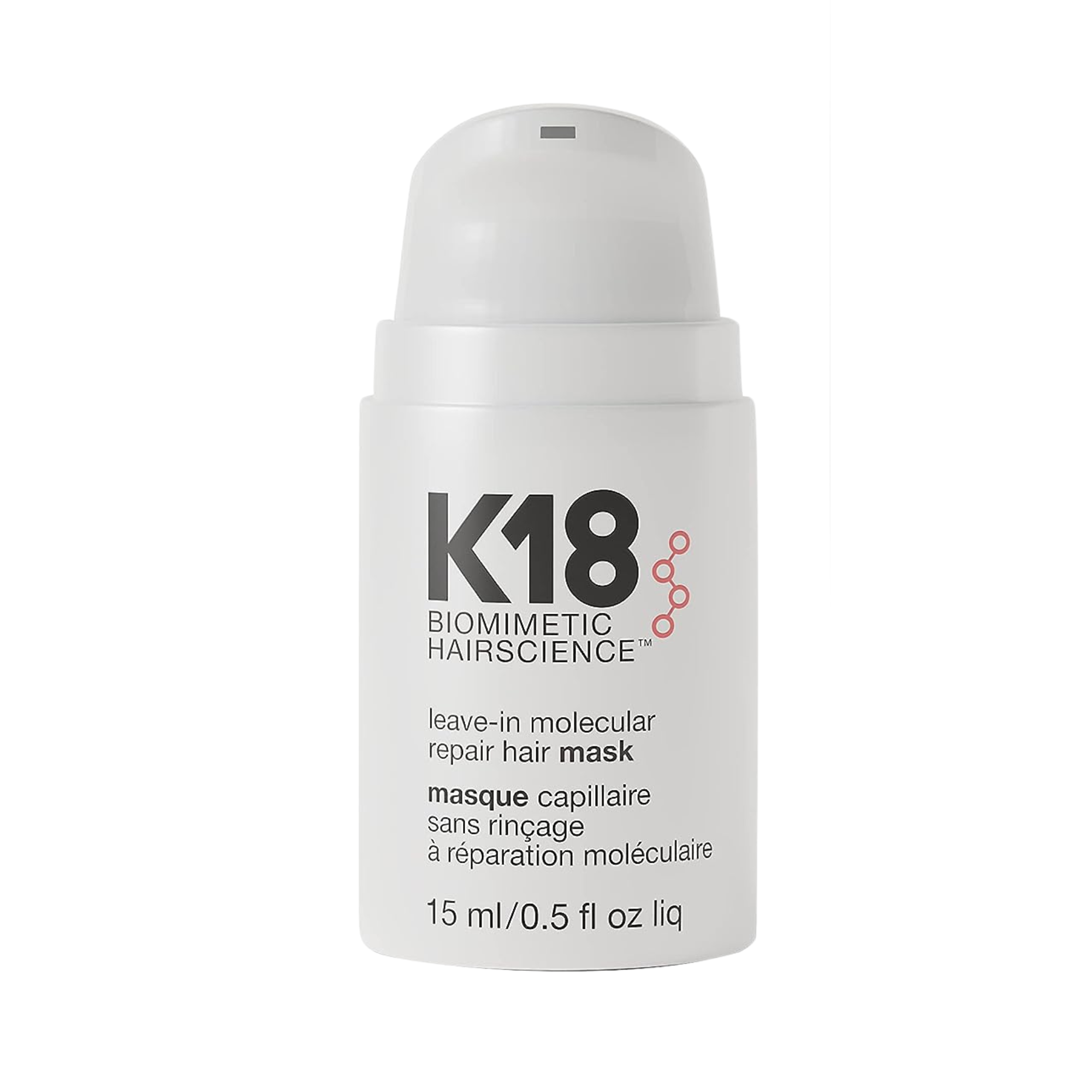 K18 Leave-In Molecular Repair Hair Mask .5oz | Instantly Repairs