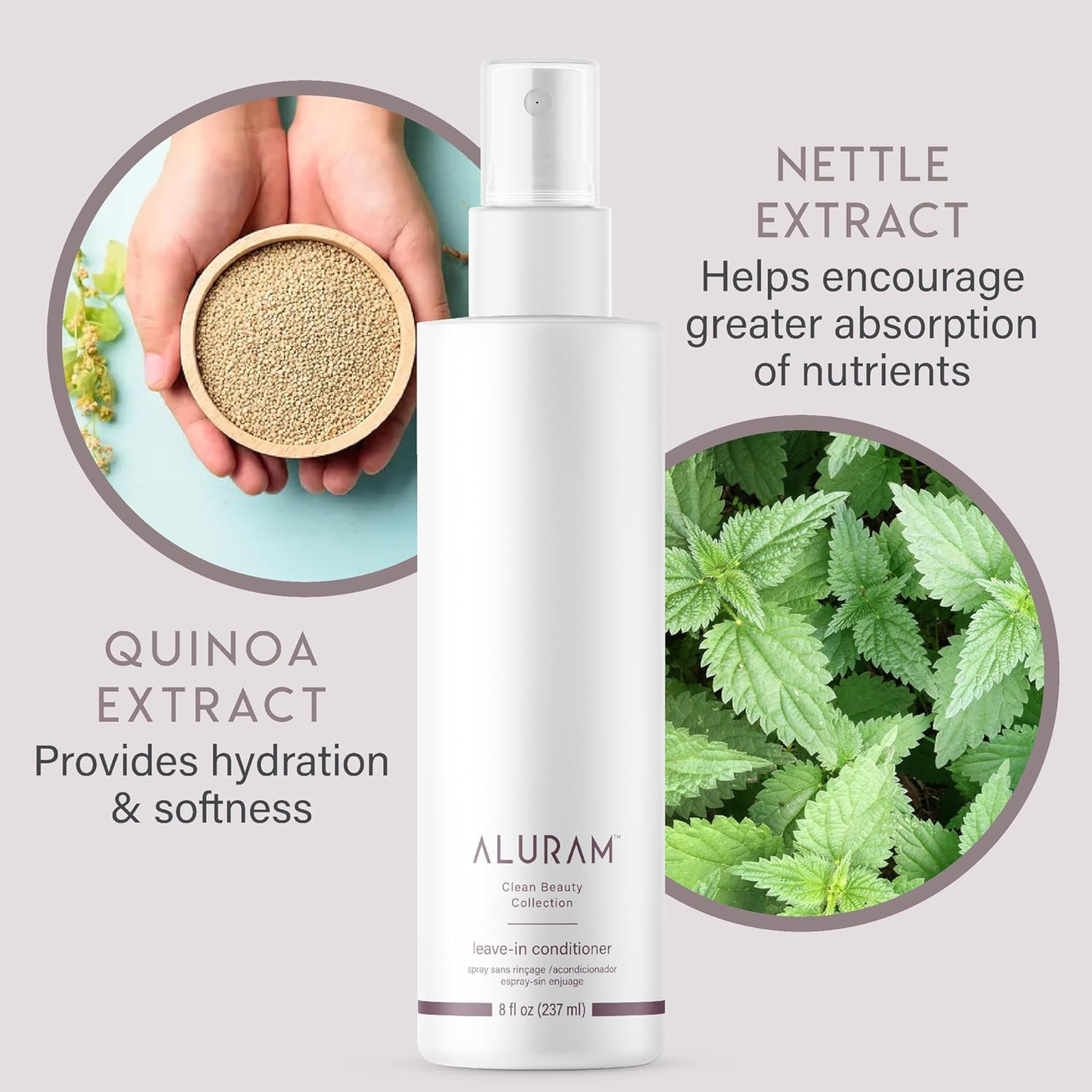 Aluram Leave-In Conditioner 8oz | Salon Brands