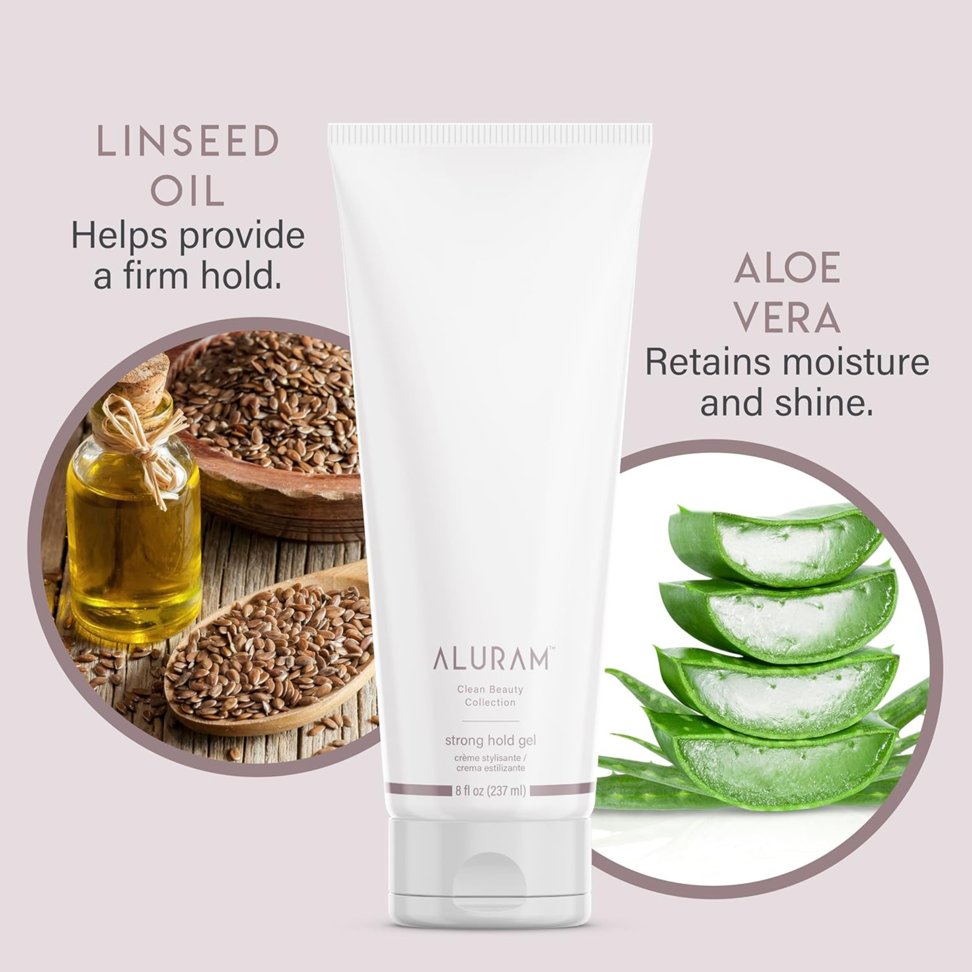 Aluram Strong Hold Gel 8oz | Salon Brands