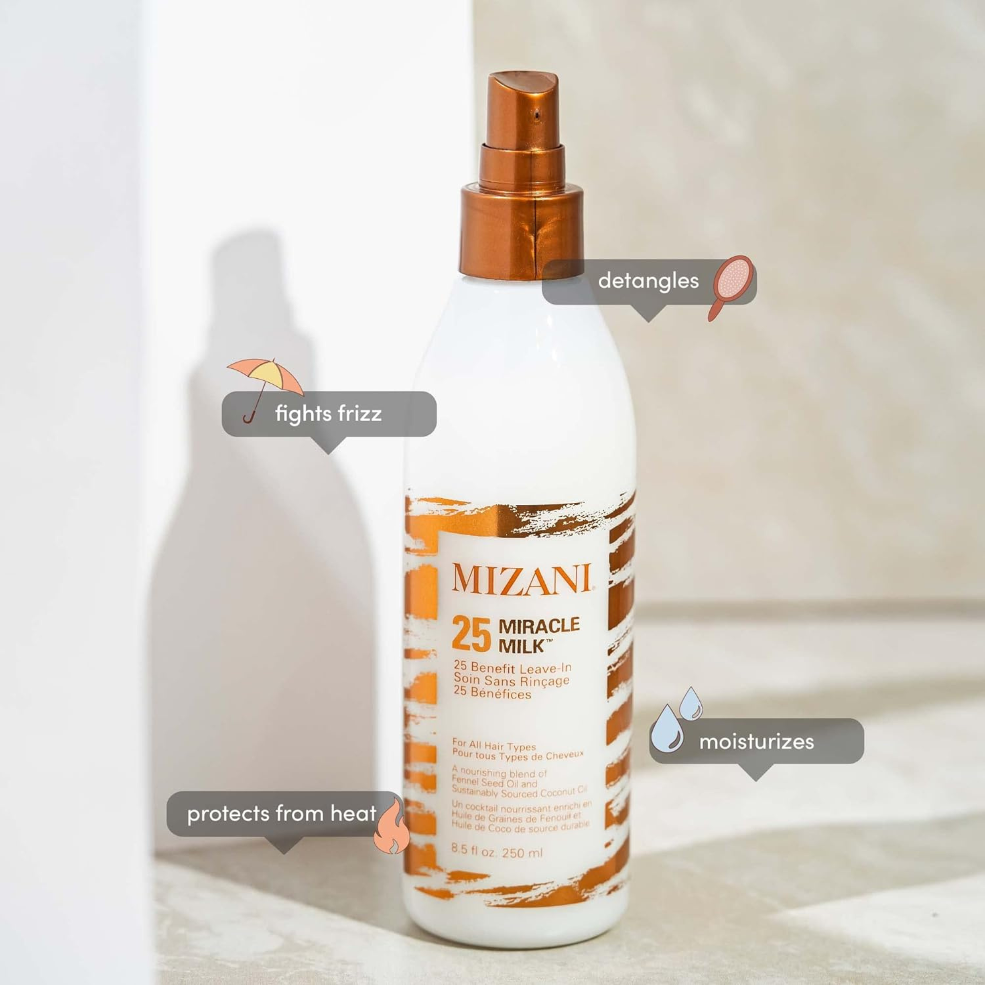 Mizani 25 Miracle Milk store & Heat Screen