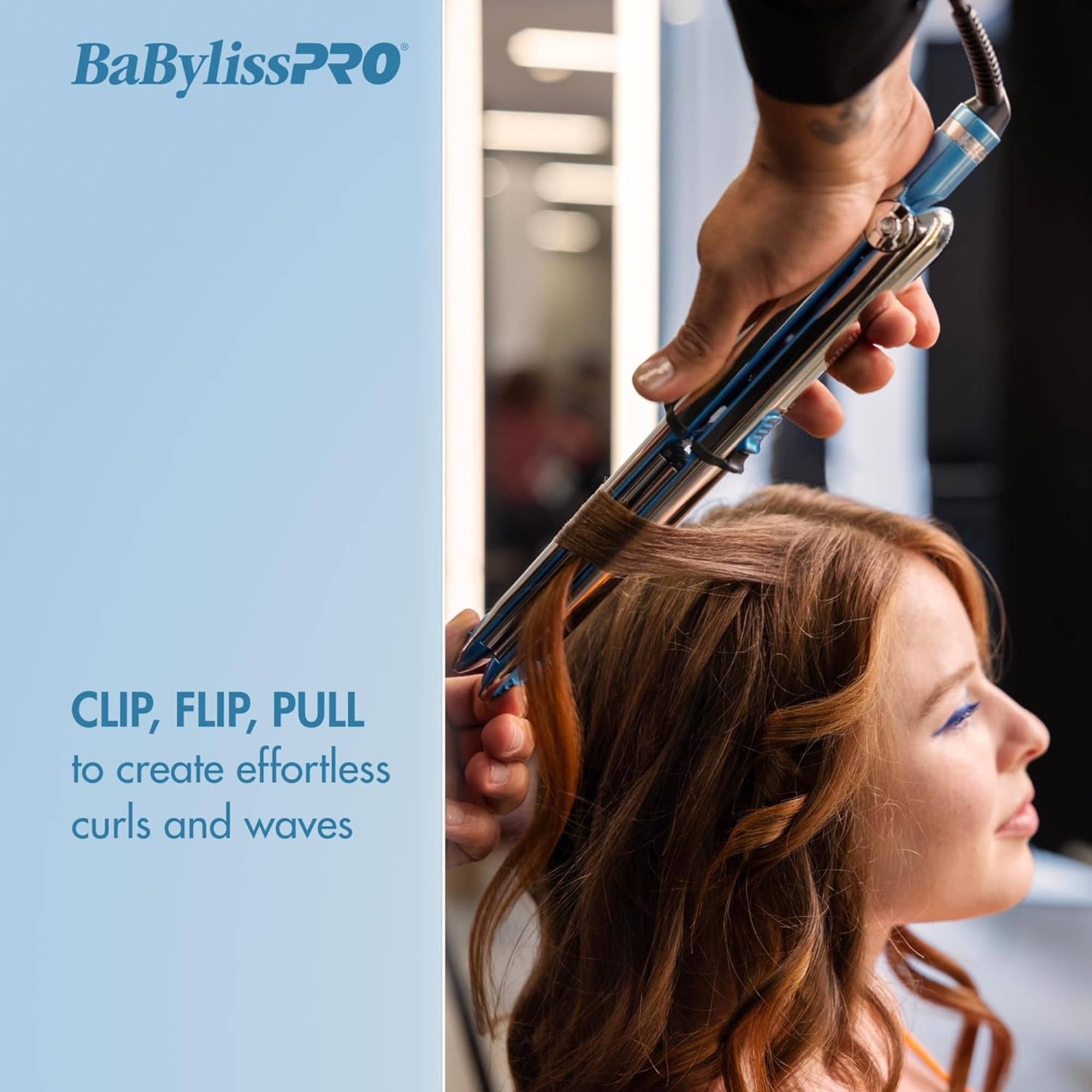 BaBylissPRO Nano Titanium 1 Prima 3100 Ionic Flat Iron Salon Brands