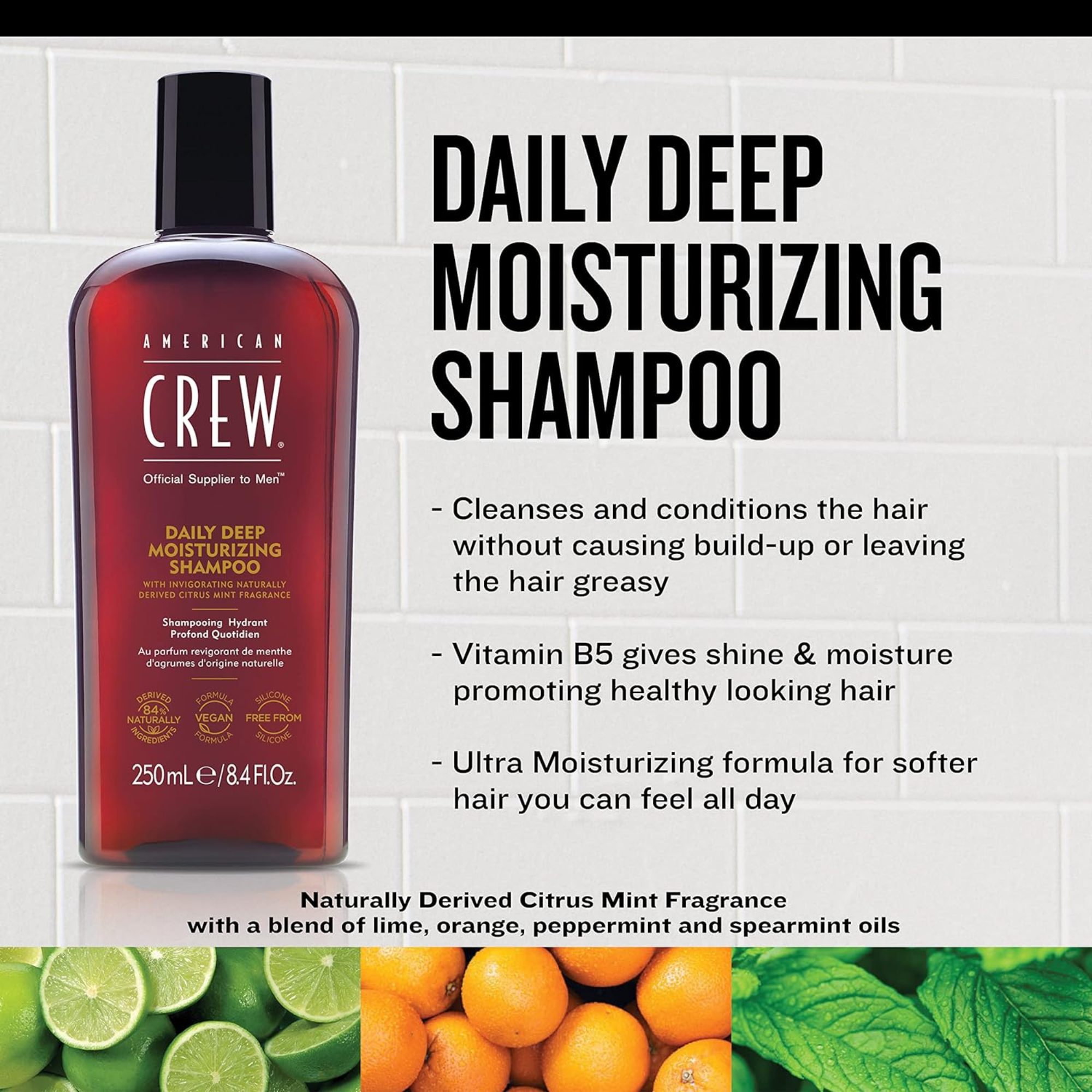 American crew daily moisturizing shampoo sale