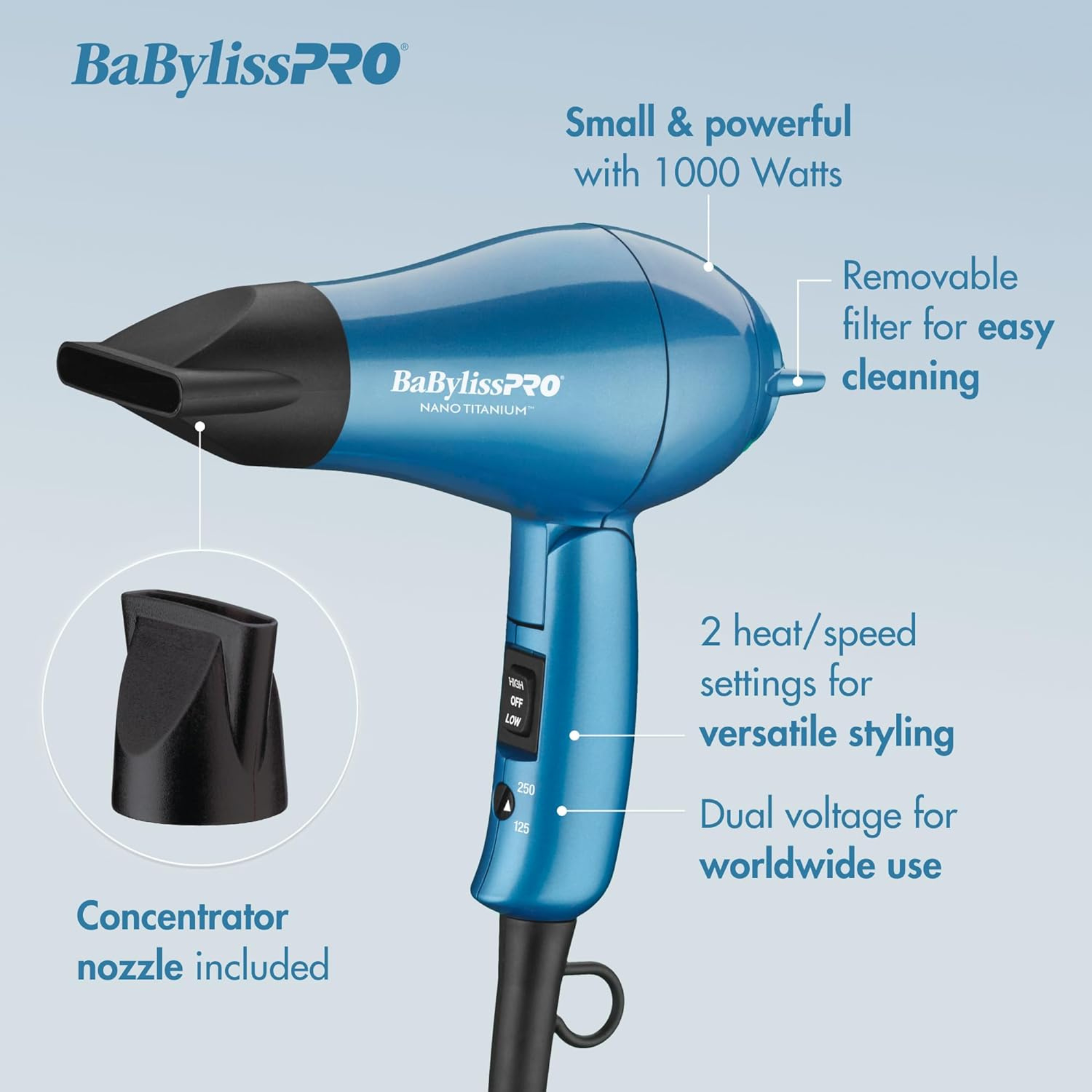 Small travel hair dryer discount