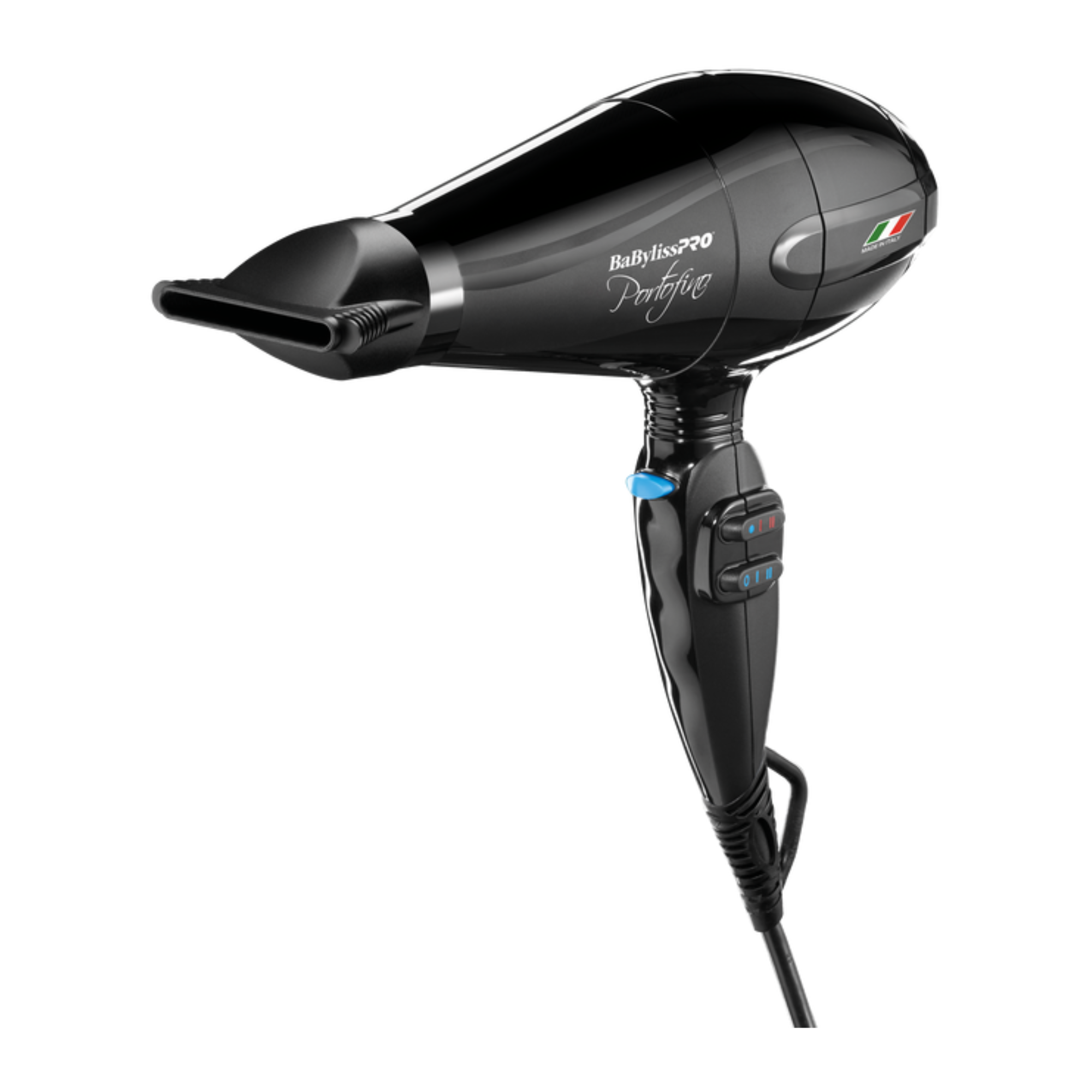 BabylissPRO Nano Titanium Portofino 2000 Watt Dryer Black Salon Brands