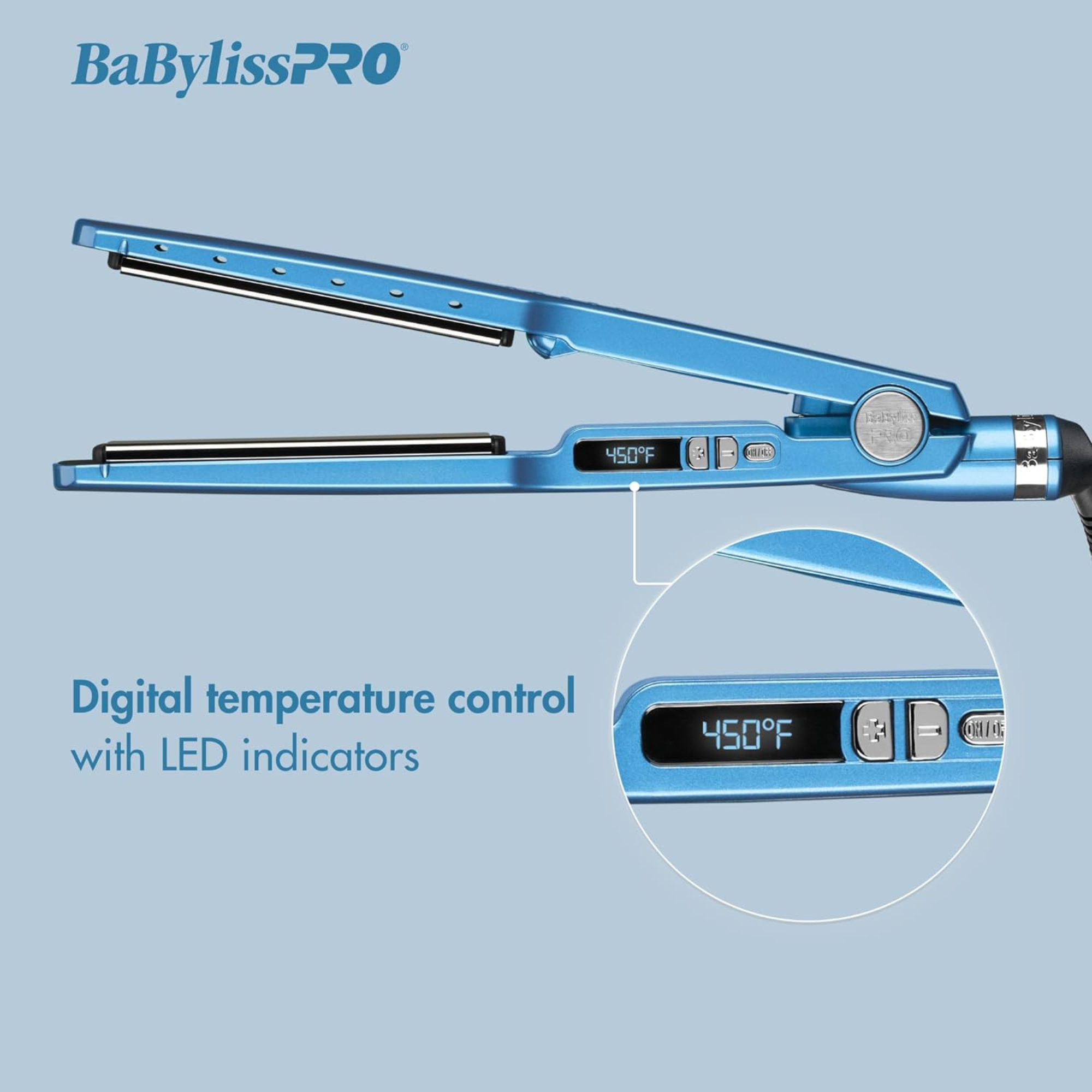 BaBylissPRO Nano Titanium Flat Iron 1 1 4 Salon Brands