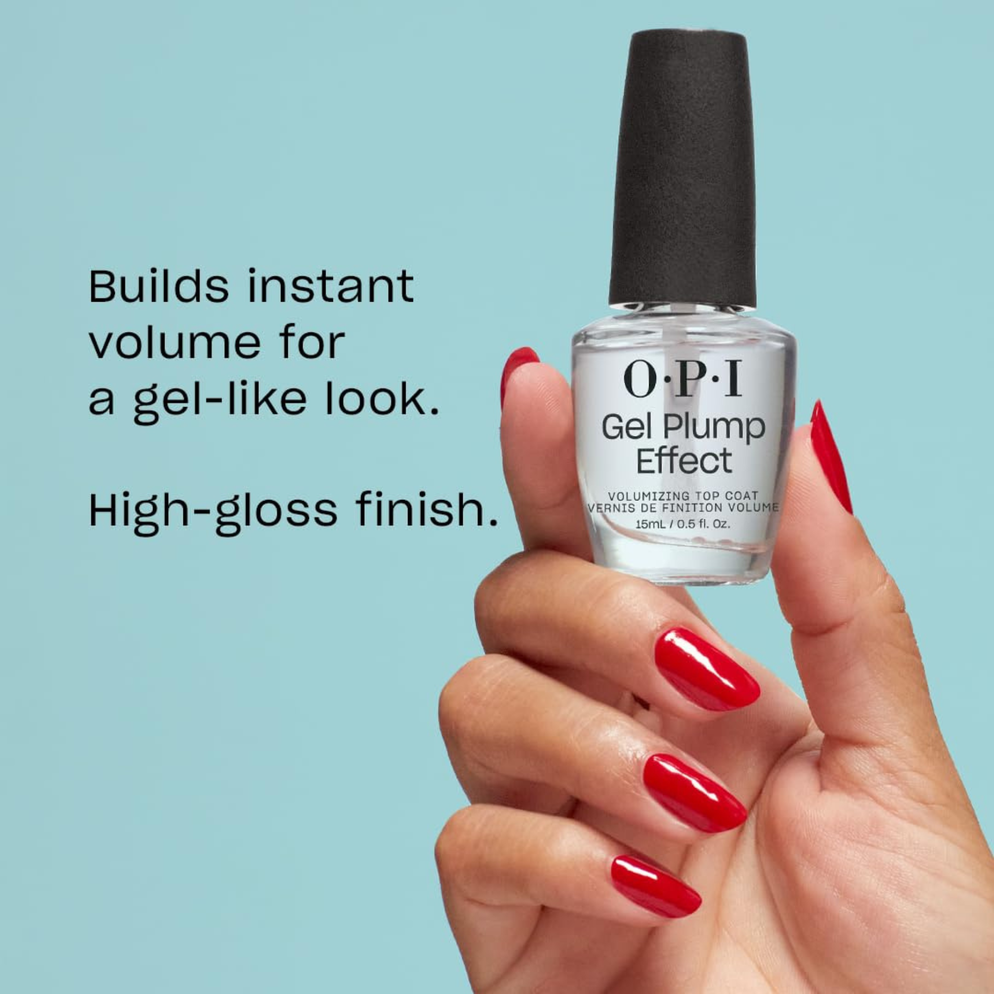 OPI Gel Plump Effect Volumizing Top Coat 15mL