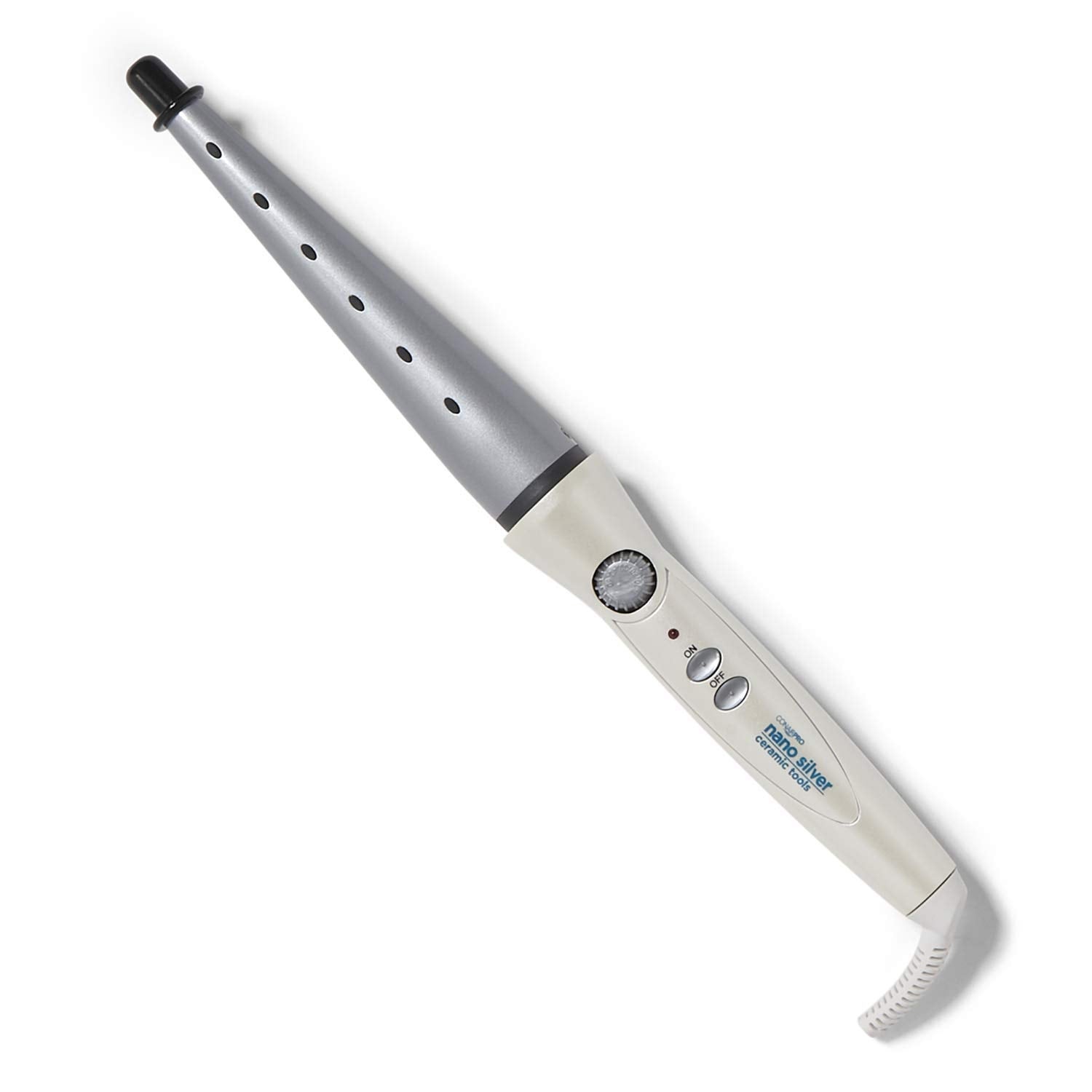 1815960 CONAIR PRO NANO SILVER 1.25 TAPER BARREL IRON CPNS125JTB