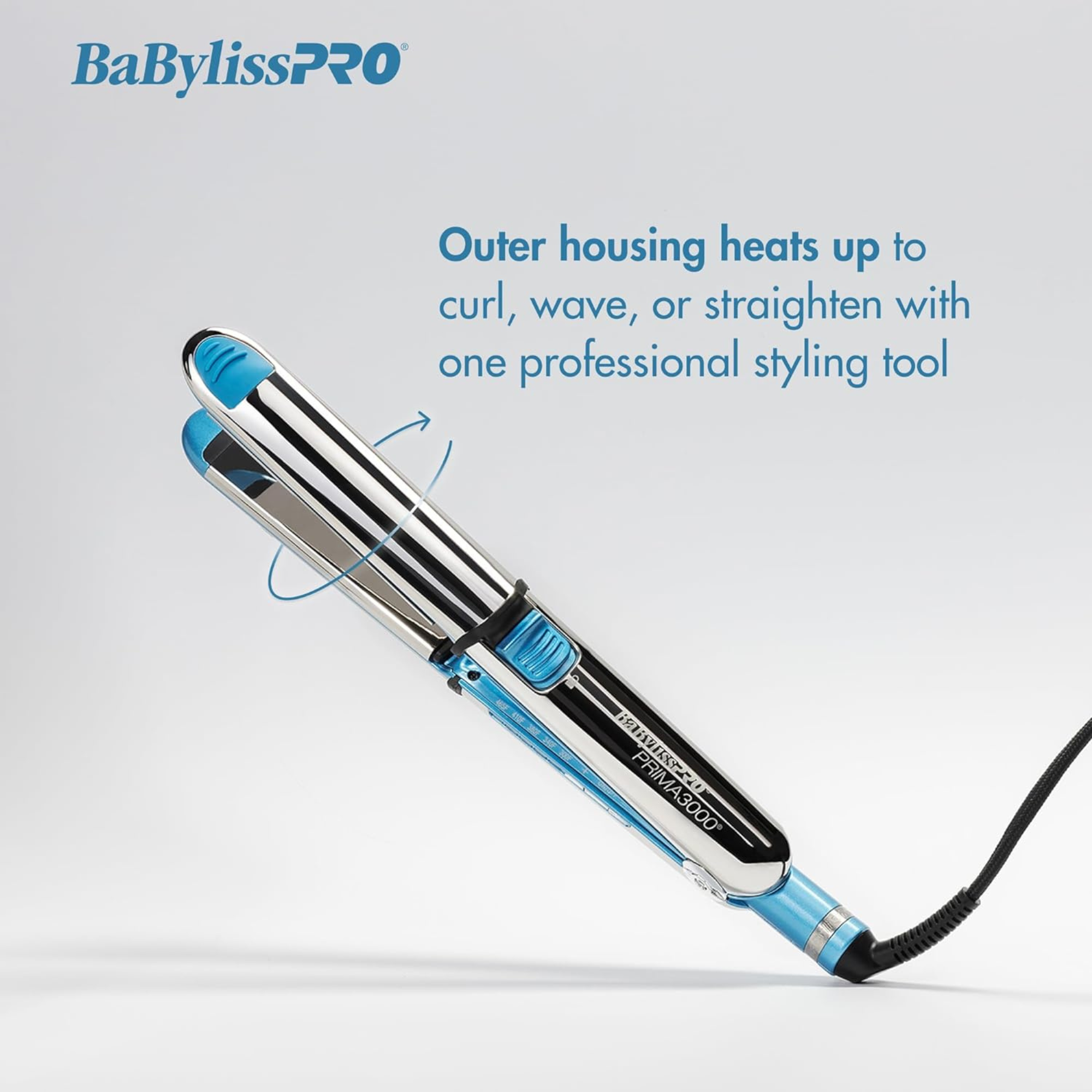BaBylissPRO Nano Titanium 1.25 Prima 3000 Ionic Flat Iron